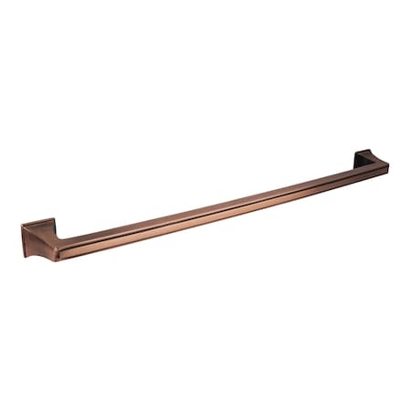 Amerock Mulholland Traditional Style Bar Cabinet Pull Handle 18 in. Center to Center Brushed Copper BP53533BC